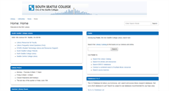 Desktop Screenshot of libguides.southseattle.edu